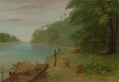 Orilla del Essequibo de George Catlin