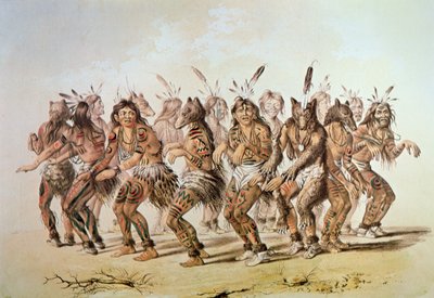 Danza del oso Sioux de George Catlin