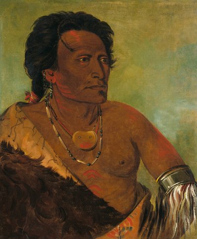 Sky-se-ró-ka, Segundo Jefe de la Tribu de George Catlin