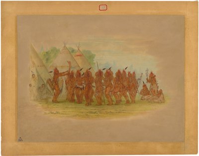 Danza de esclavos - Saukie de George Catlin