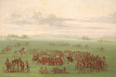 "Los caballos fumadores, una curiosa costumbre de los sauk y los fox de George Catlin