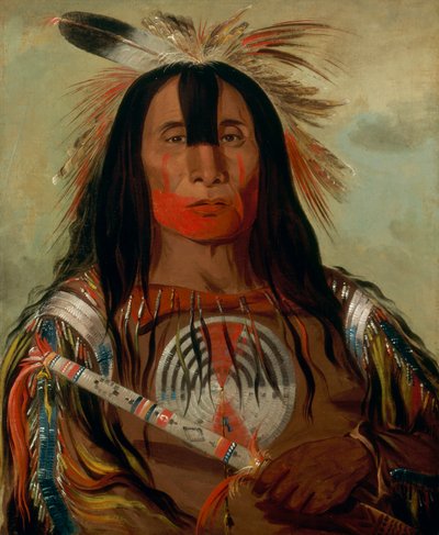 Stu-mick-o-súcks, Espalda de Búfalo, Jefe Principal, Tribu Blood, 1832 de George Catlin