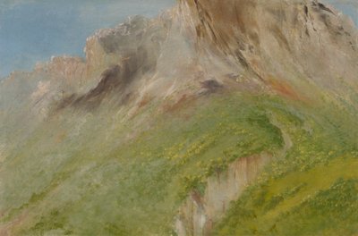 Ta-wa-que-nah, o la Montaña Rocosa, Cerca del Pueblo Comanche de George Catlin