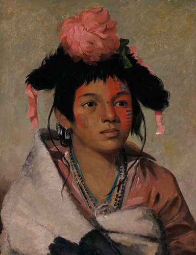 Tcha-káuk-o-ko-máugh, Gran Jefe, un niño, 1831 de George Catlin