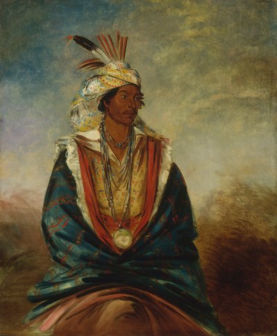 Tel-maz-há-za, un guerrero de distinción de George Catlin