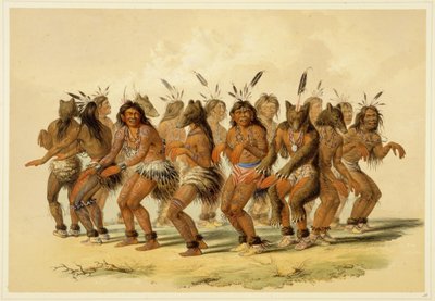 La danza del oso de George Catlin