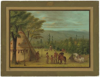 Los Hermanos Cheyenne Comenzando Su Caza de Otoño de George Catlin