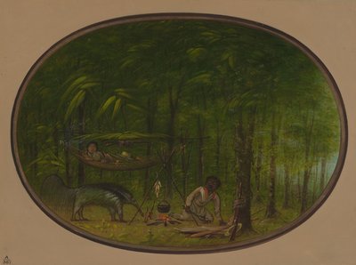 El gran oso hormiguero, 1854-1869 de George Catlin