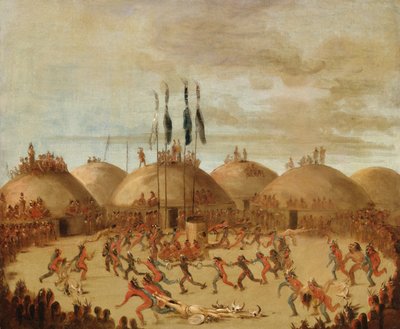 La última carrera, ceremonia O-Kee-pa de George Catlin