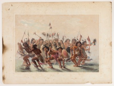 La danza del cuero cabelludo de George Catlin