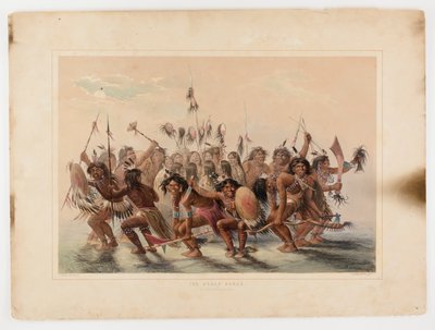 La danza del cuero cabelludo de George Catlin