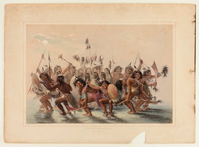 La danza del cuero cabelludo de George Catlin