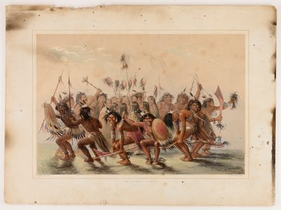 La danza del cuero cabelludo de George Catlin