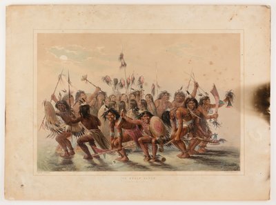 La danza del cuero cabelludo de George Catlin