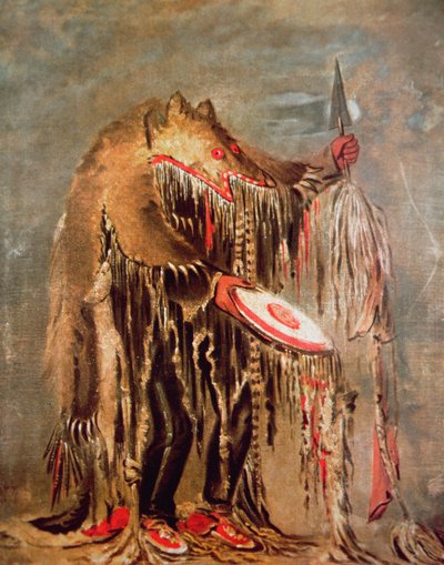 El Búfalo Blanco, c.1840 de George Catlin