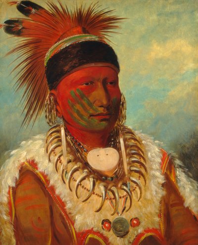 La Nube Blanca, Jefe de los Iowas de George Catlin