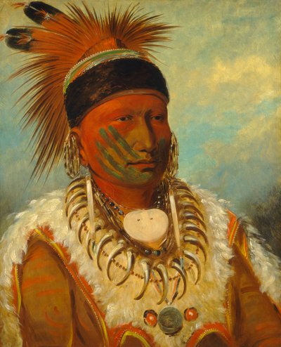 La Nube Blanca, Jefe Principal de los Iowas de George Catlin