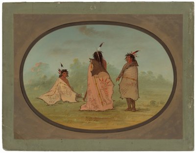 Tres Hombres Blackfoot de George Catlin