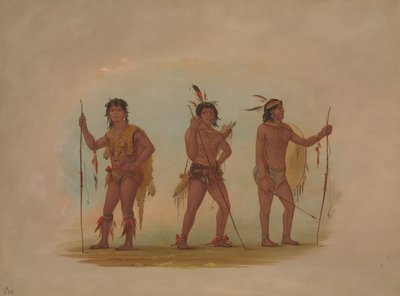 Tres Hombres Chaymas, 1854-1869 de George Catlin