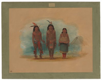 Tres Indios Taruma de George Catlin
