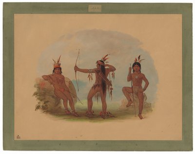 Tres Indios Woyaway de George Catlin