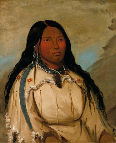 Tow-ée-ka-wet, una mujer Cree de George Catlin