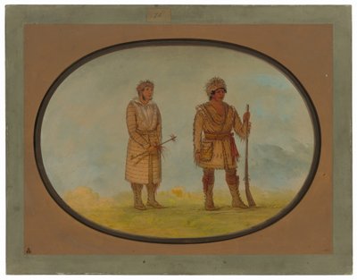 Dos jefes cheroqui de George Catlin