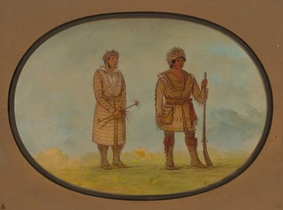 Dos jefes cheroqui, 1861-1869 de George Catlin
