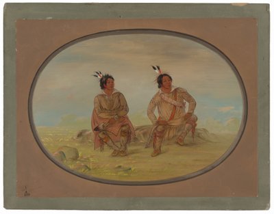 Dos indios choctaw de George Catlin