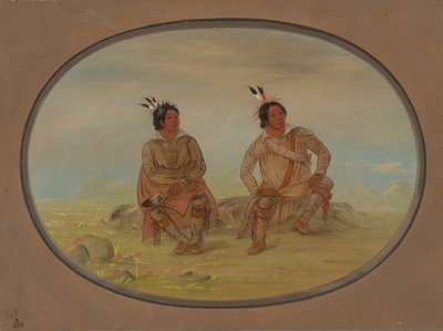 Dos indios choctaw de George Catlin