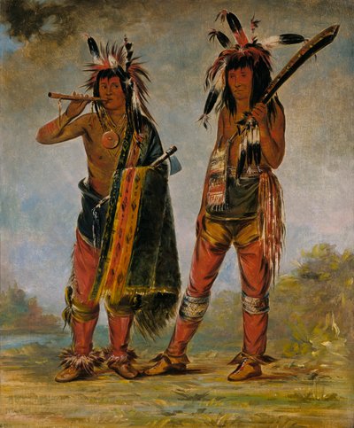 Dos jóvenes de George Catlin