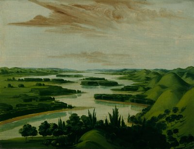 Vista desde la tumba de Floyd, a 1300 millas sobre St. de George Catlin