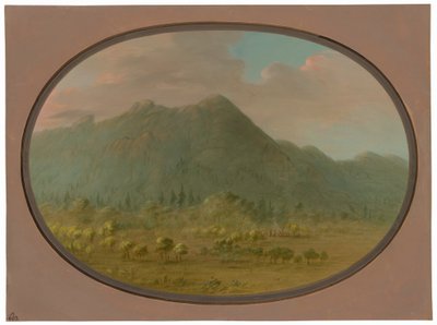 Vista en las Montañas de Cristal de George Catlin
