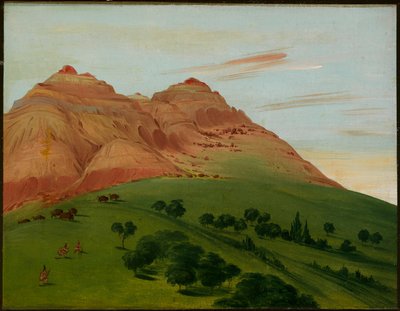 Vista en el Gran Desvío, 1900 Millas sobre St. de George Catlin