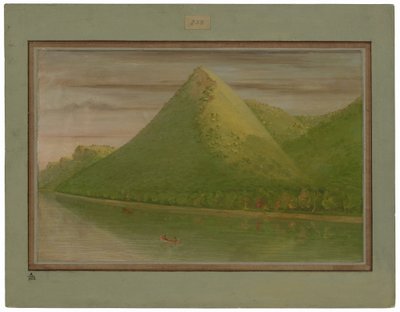 Vista de "La tienda de Pike" de George Catlin