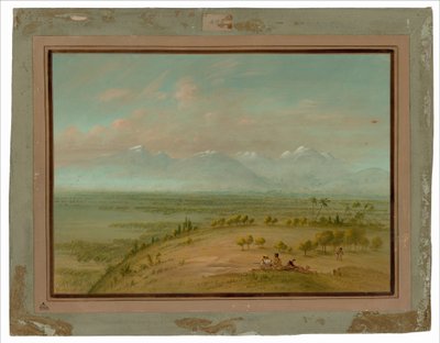 Vista de la Pampa del Sacramento de George Catlin