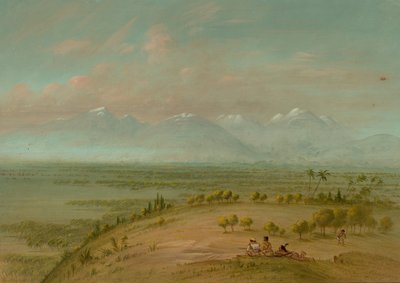 Vista de la Pampa del Sacramento de George Catlin