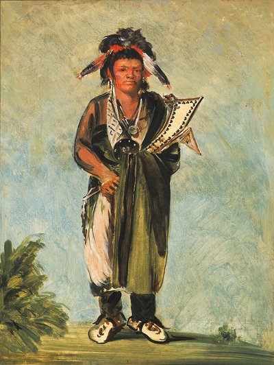 Wah-kón-ze-kaw, La Serpiente de George Catlin