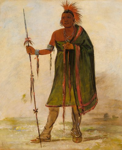 Wash-ím-pe-shee, Loco, un Guerrero Distinguido de George Catlin