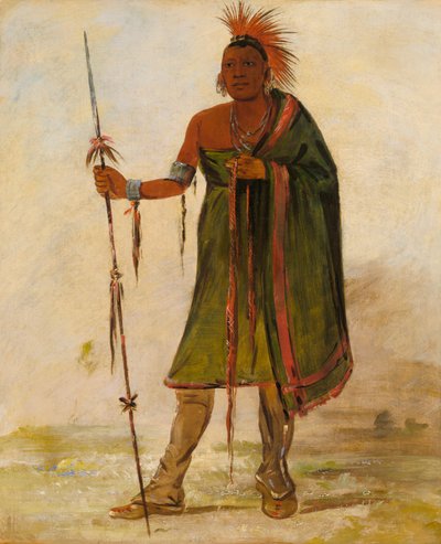 Wash-ím-pe-shee, Loco, un guerrero distinguido, 1834 de George Catlin