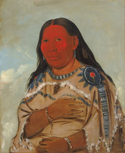 Esposa de dos cuervos de George Catlin