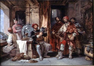 Cellini y los Ladrones de George Cattermole