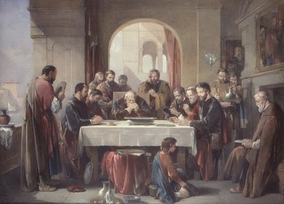 Gracia en el refectorio de George Cattermole