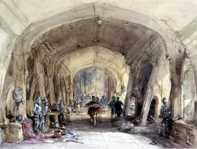 Interior de un Salón Baronial de George Cattermole