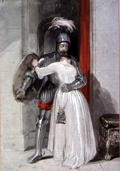 Dama y caballero de George Cattermole