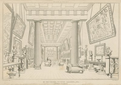 La galería de cuadros del Sr. Thomas Hope de George Cattermole