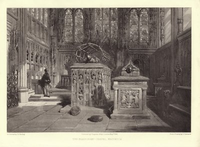 La Capilla Beauchamp, Warwick de George Cattermole