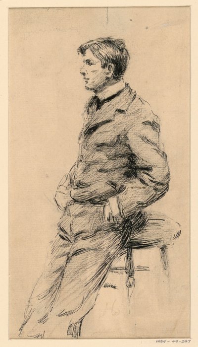 Boceto de un Joven de George Charles Aid