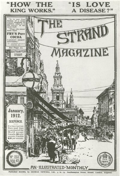 Portada de The Strand Magazine de George Charles Haite