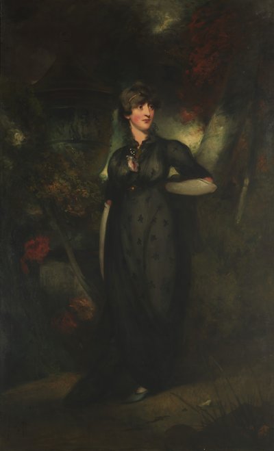 Sra. Whaley murió 1798, Isla de Man de George Chinnery